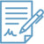 Small icon of pen and paper